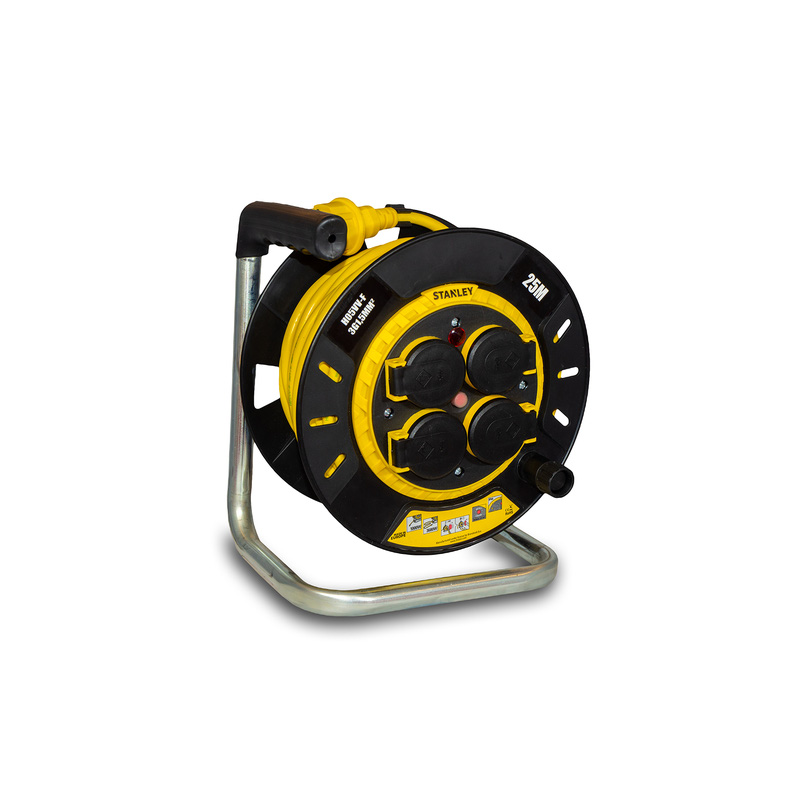 Stanley kabelhaspel H05VV-F 3x1.5mm² IP44 25m