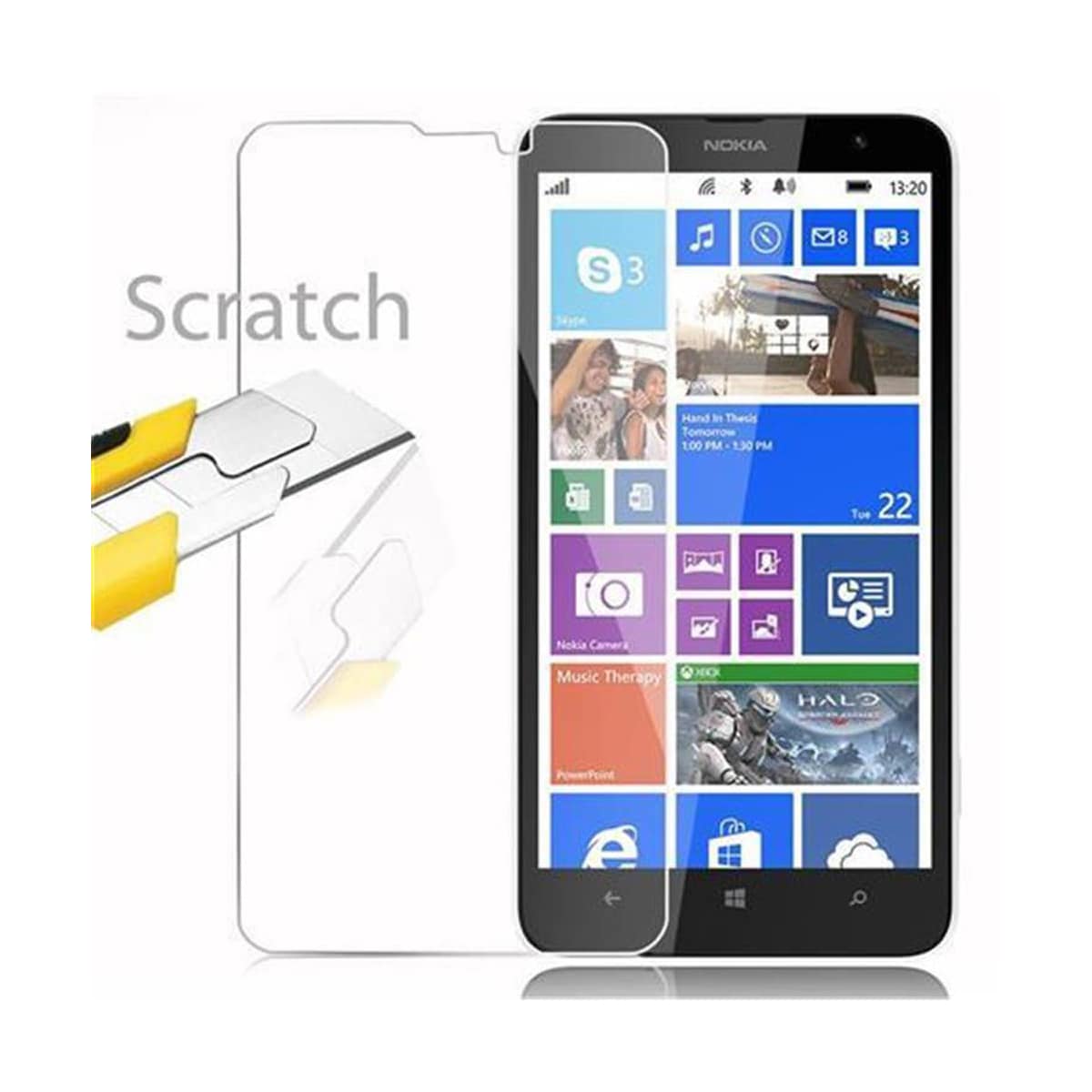 Nokia Lumia 1320 Skjermbeskytter Skärmskydd