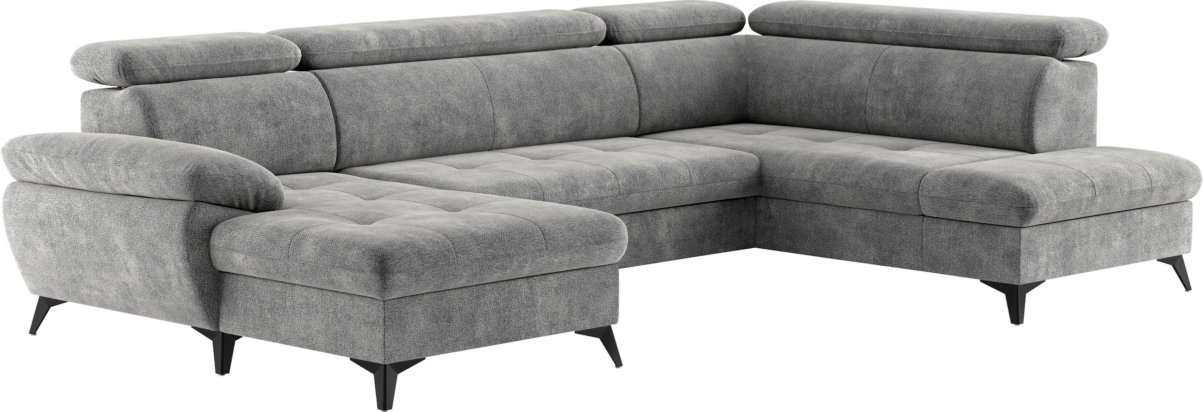 COTTA Wohnlandschaft »Hudson U-Form« mit Kopfteilverstellung, wahlweise mit Bettfunktion & Bettkasten