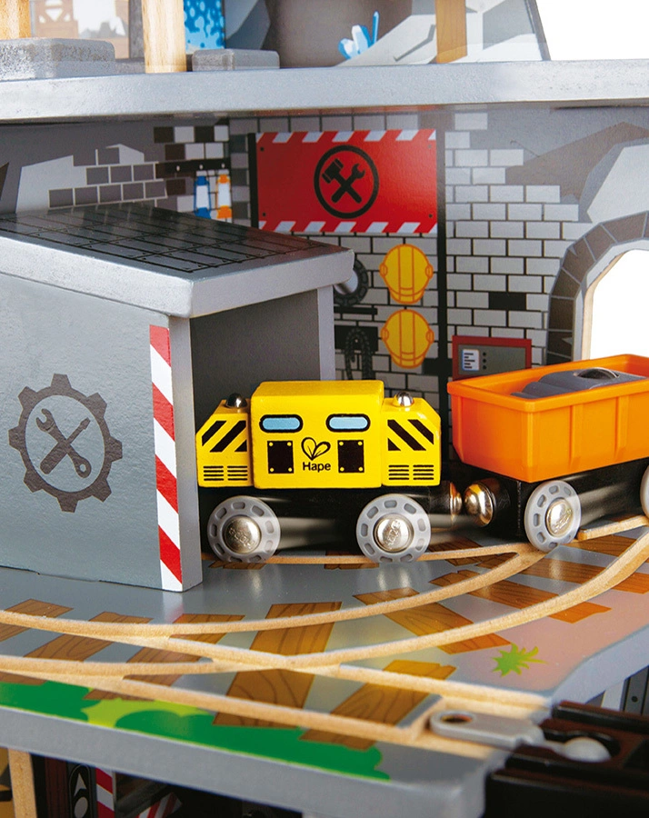 Eisenbahn-Set RIESIGE BERGMINE 34-teilig