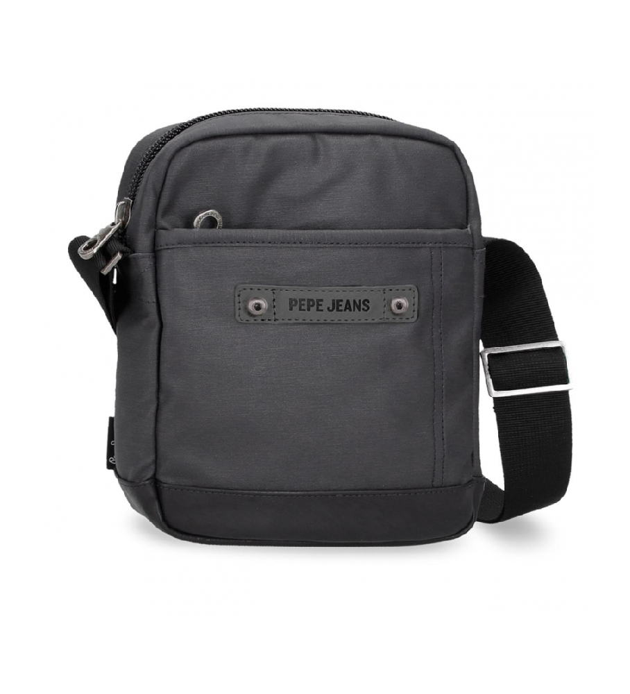 Bolsa de ombro média Pepe Jeans Hatfield preta
