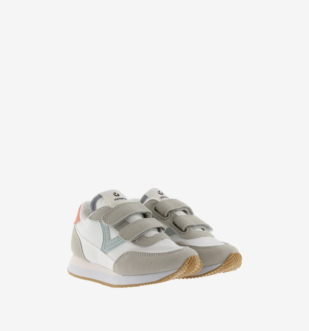 ASTRO SCRATCH CONTRASTE Baskets détails couleur pour enfant CELESTE