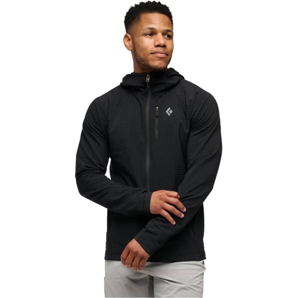 Veste polaire randonnée BLACK DIAMOND COEFFICIENT STORM FZ HOODY BLACK