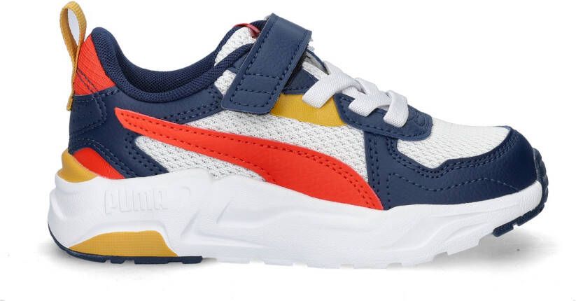PUMA Trinity Lite AC+ PS Unisex Sneakers White-Fierce Red-Persian Blue