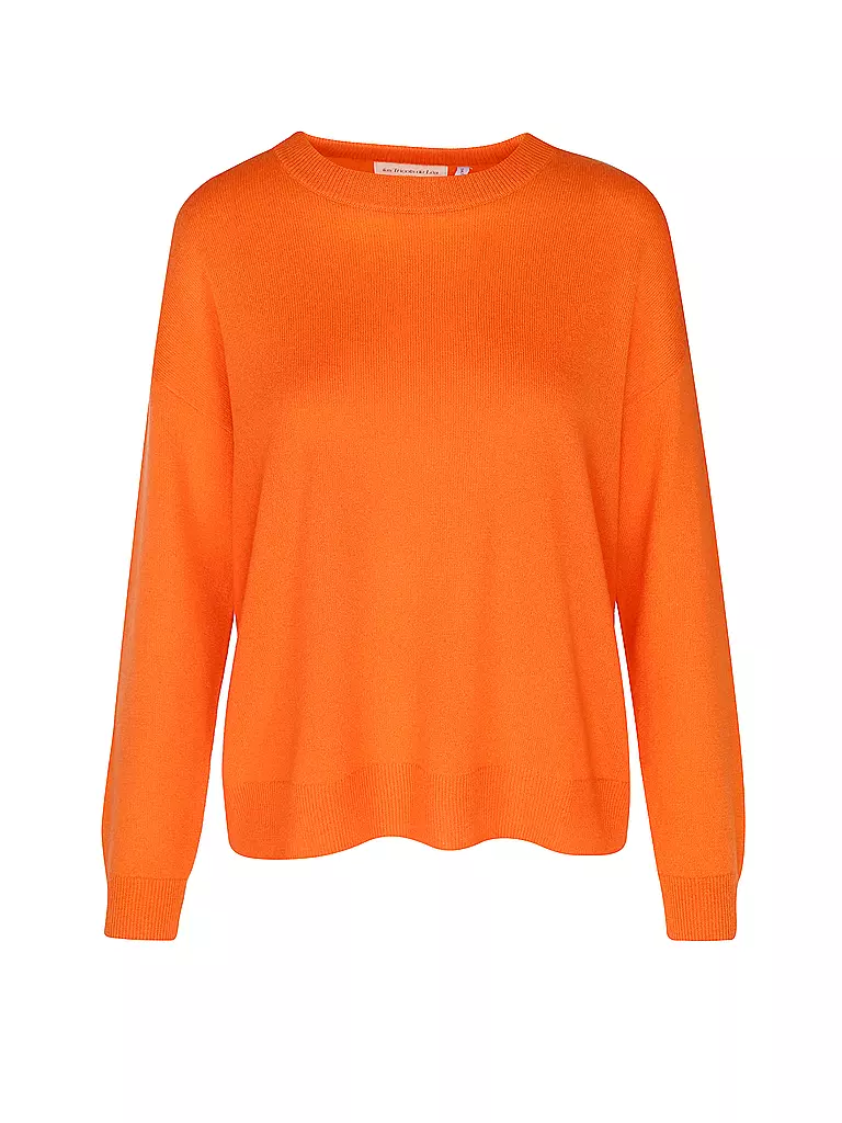 LES TRICOTS DE LEA Kaschmir Pullover orange