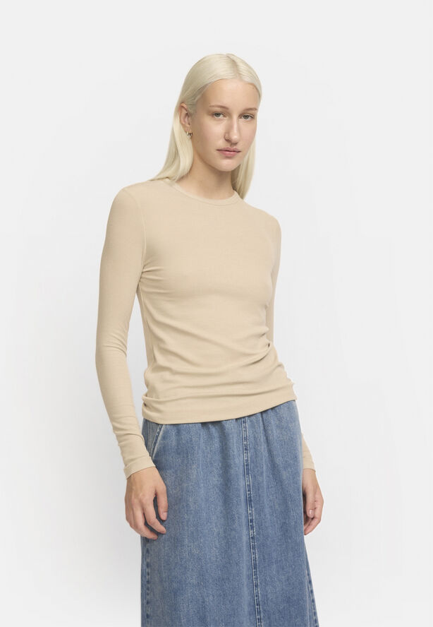 Soft Rebels SRFenja O-neck Top Feather gray