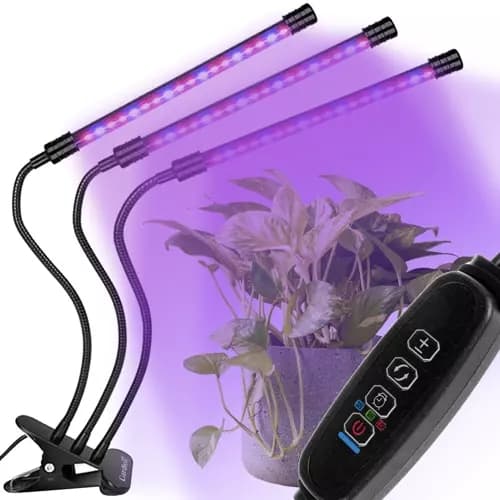 Lampe 20 LED 3stk for plantevekst Gardlov 19242