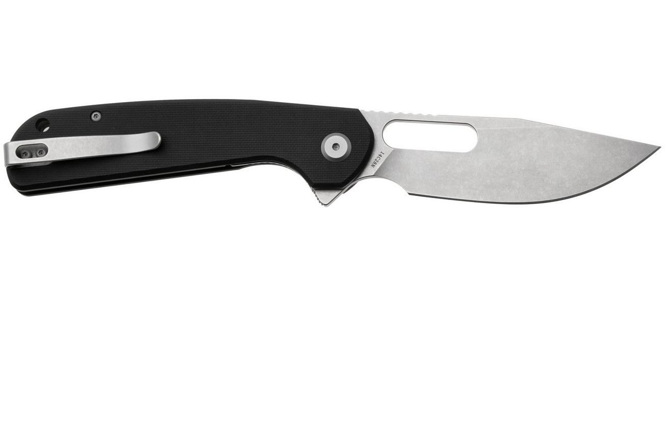 Eutektik Trinity TRI-BSW-R Stonewashed 14C28N, Black G10, zakmes