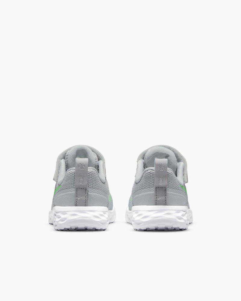 Chaussures Nike Revolution 6 Gris & Vert pour enfant