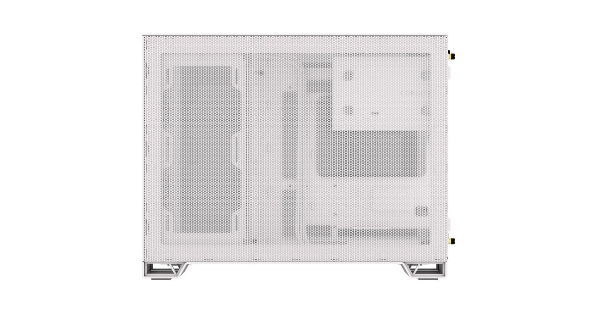 Corsair2500D Airflow mini tower behuizing  (Wit | 2x USB-A | 1x USB-C | Tempered Glass)