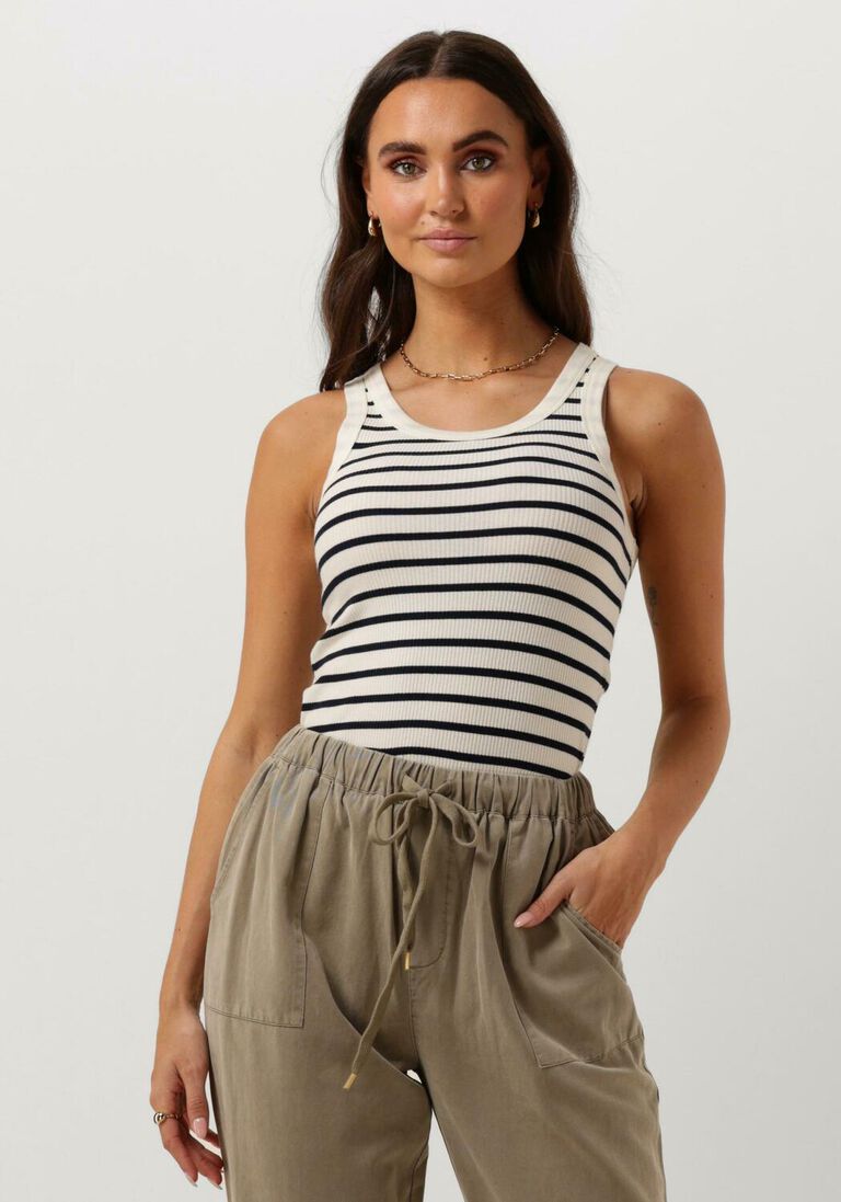 CIRCLE OF TRUST donkerblauwe circle of trust top jada top
