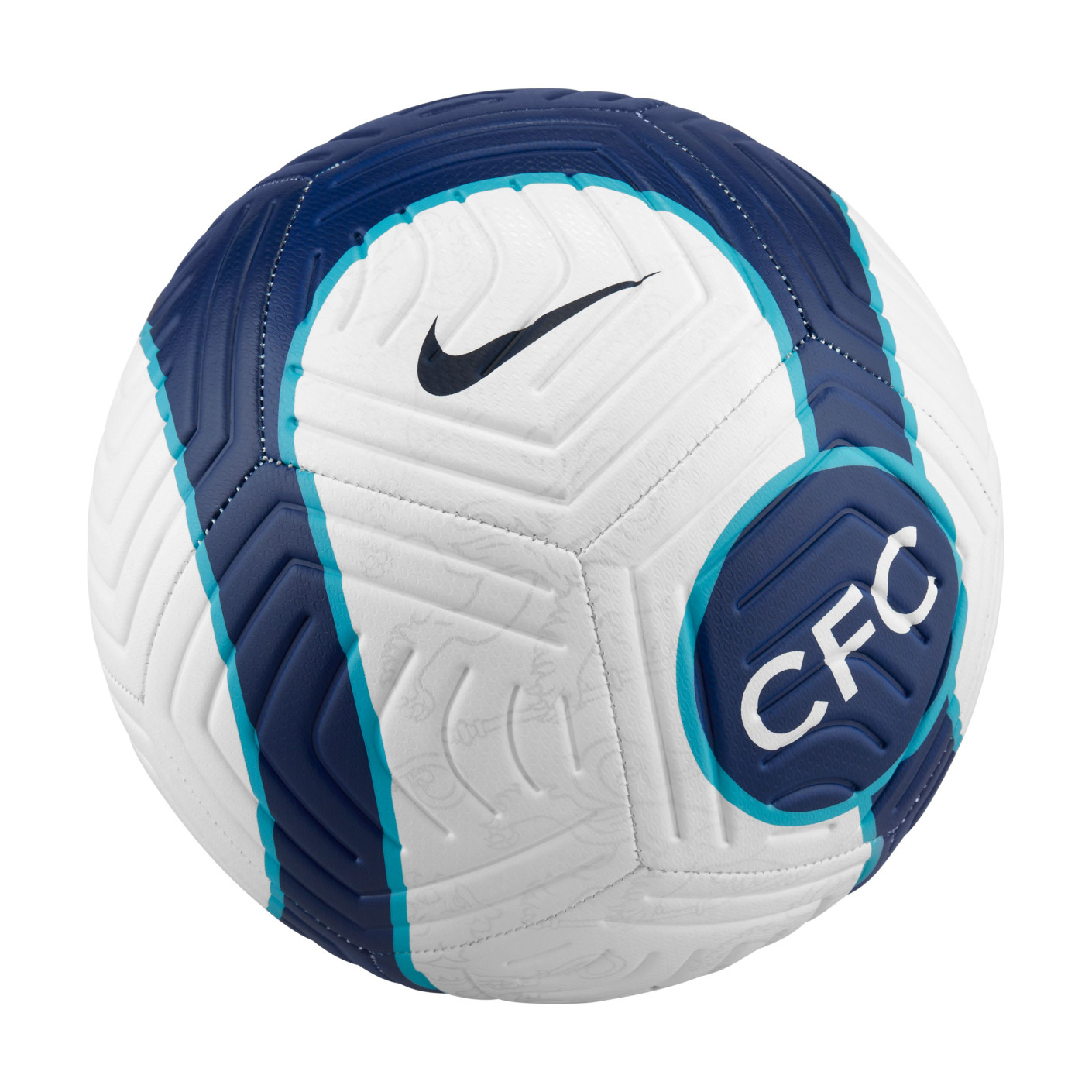 Nike Chelsea Strike Voetbal Wit Donkerblauw Blauw