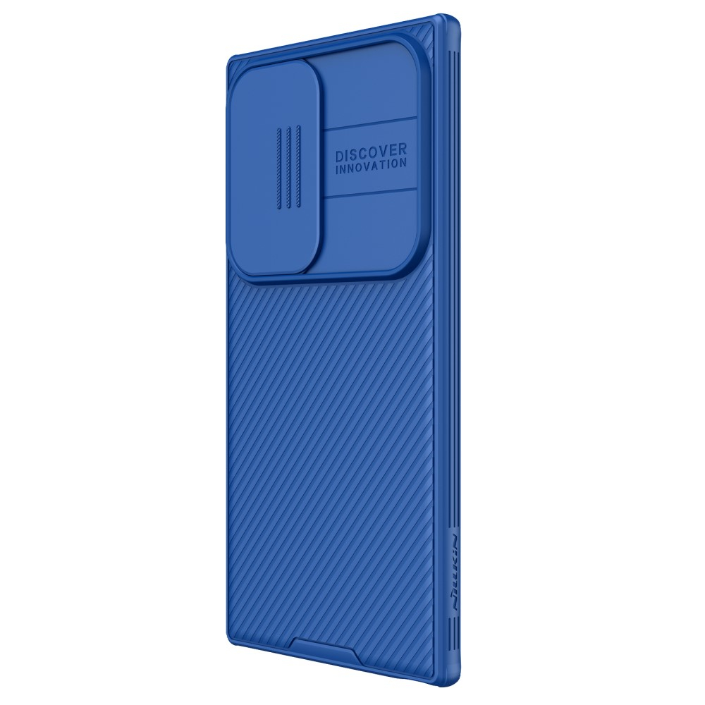 Samsung Galaxy S24 Ultra Schutz Hülle Cam-Slider Kameraschutz - Blau