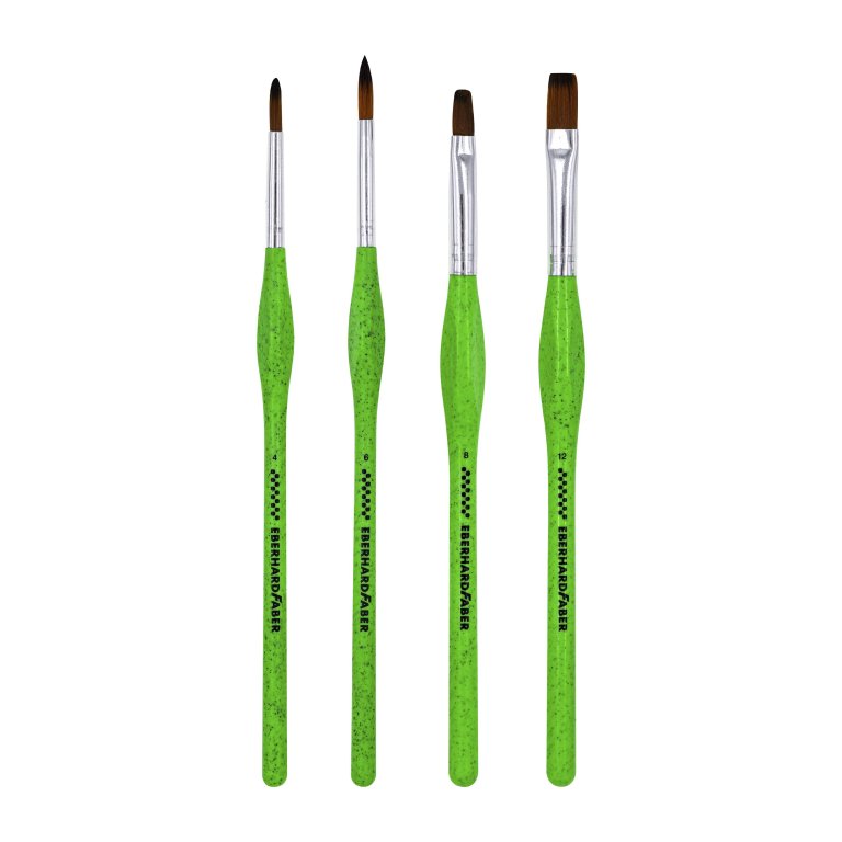 Eberhard Faber Schulpinsel Green Winner, 4er-Set