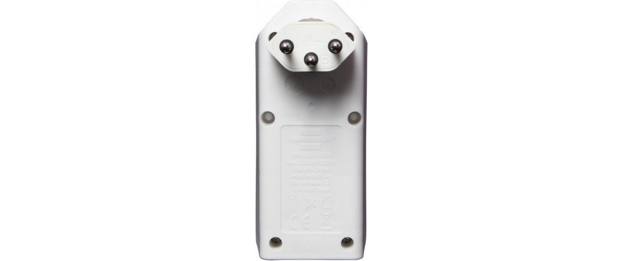 Abzweigstecker 3 x T13, 300° drehbar, WeissMehrfachstecker 230 V ohne Schalter