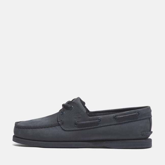 Scarpa da Barca in Pelle Classic da Uomo in blu                scuro