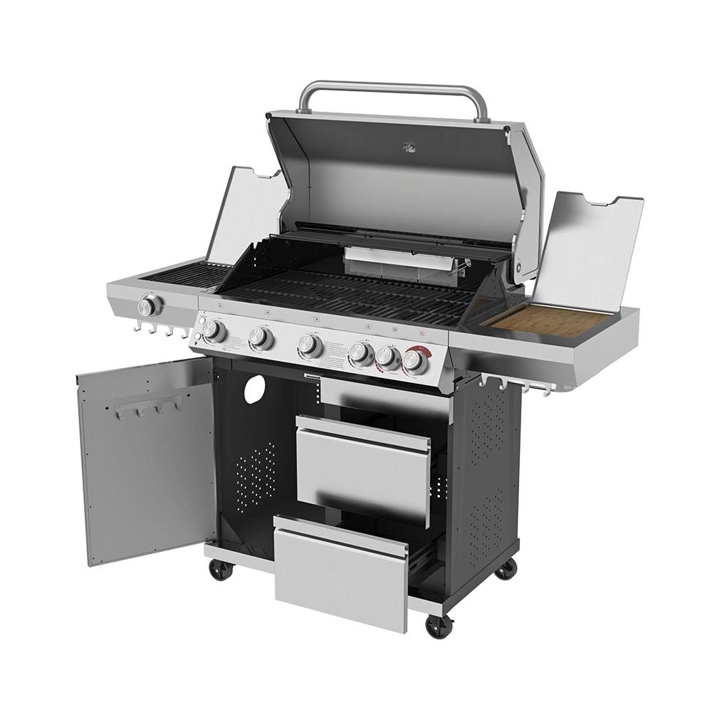 Gasgrill Expert 6 Brenner Edelstahl