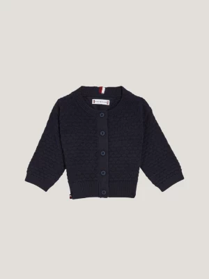 Cardigã Essential Diamond Waffle Knit