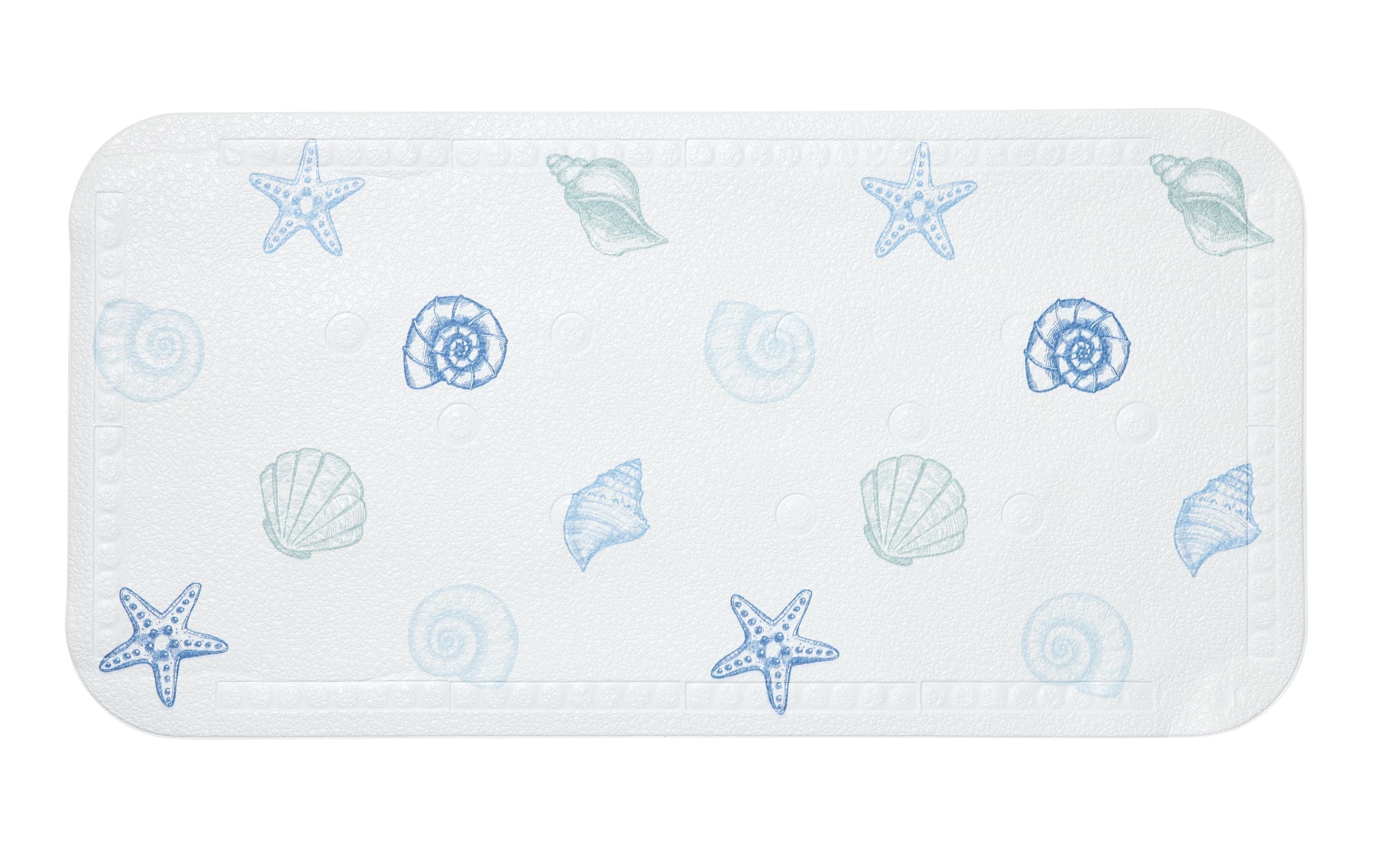 Badewanneneinlage Smoothie Mare 71 cm, Blau/WeissWanneneinlage mit Print
