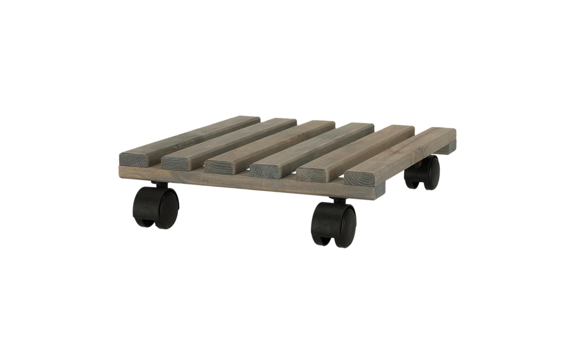 Rolleruntersetzer Quadratisch L Grau/SchwarzPflanzentrolley
