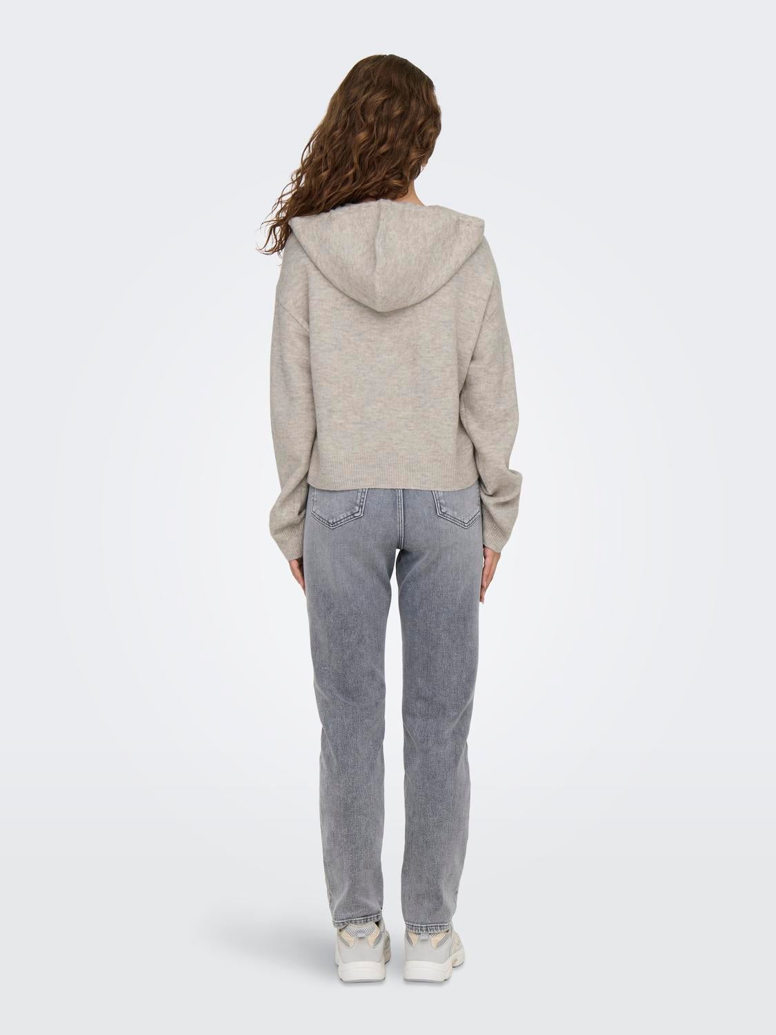 JDYRUE Strickpullover Chateau Gray