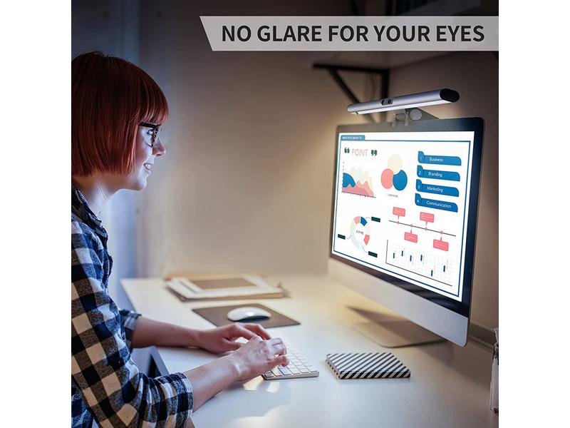 4smarts Webcam 2in1 LightBar Pro Monitorlampe mit FullHD Webcam