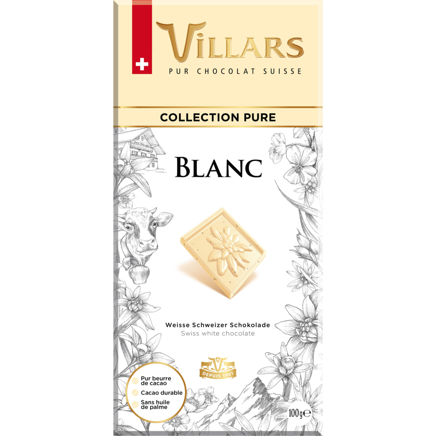 Villars Tafelschokolade Blanc