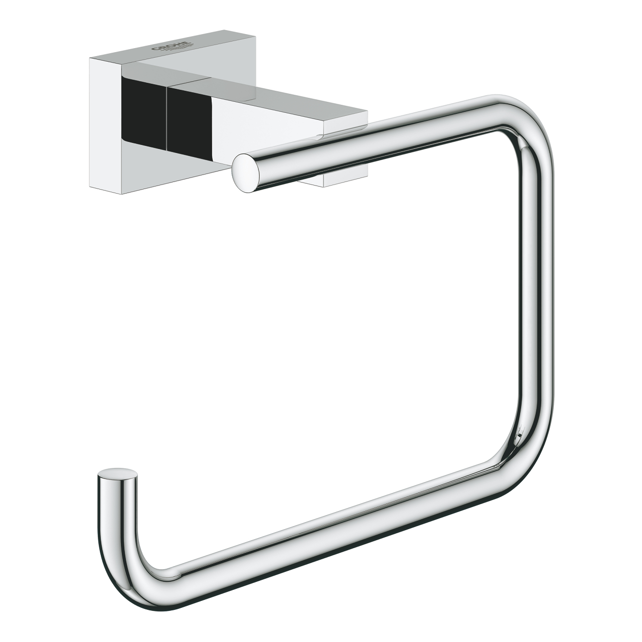 Grohe Essentials Cube toiletrolhouder zonder klep chroom