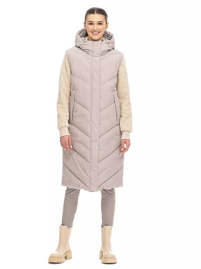 RAGWEAR Steppgilet SUMINKA beige