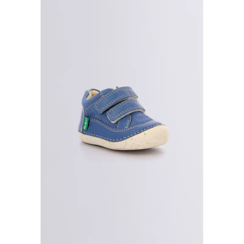 Sostankro Bleu fonce BOTTILLONS Cuir Garçon