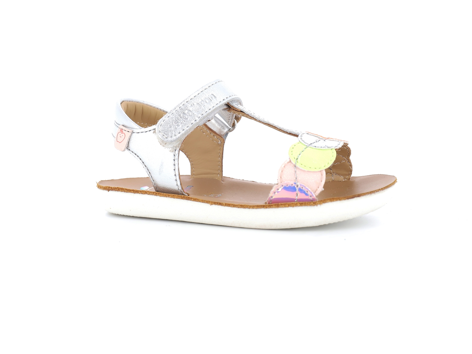 Shoopom-GOA DOTS Cuir Argent