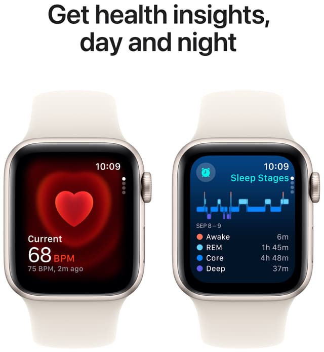 Apple Watch SE 2nd Gen 44mm LTE (Starlight Alu/Starlight sport band M/L)