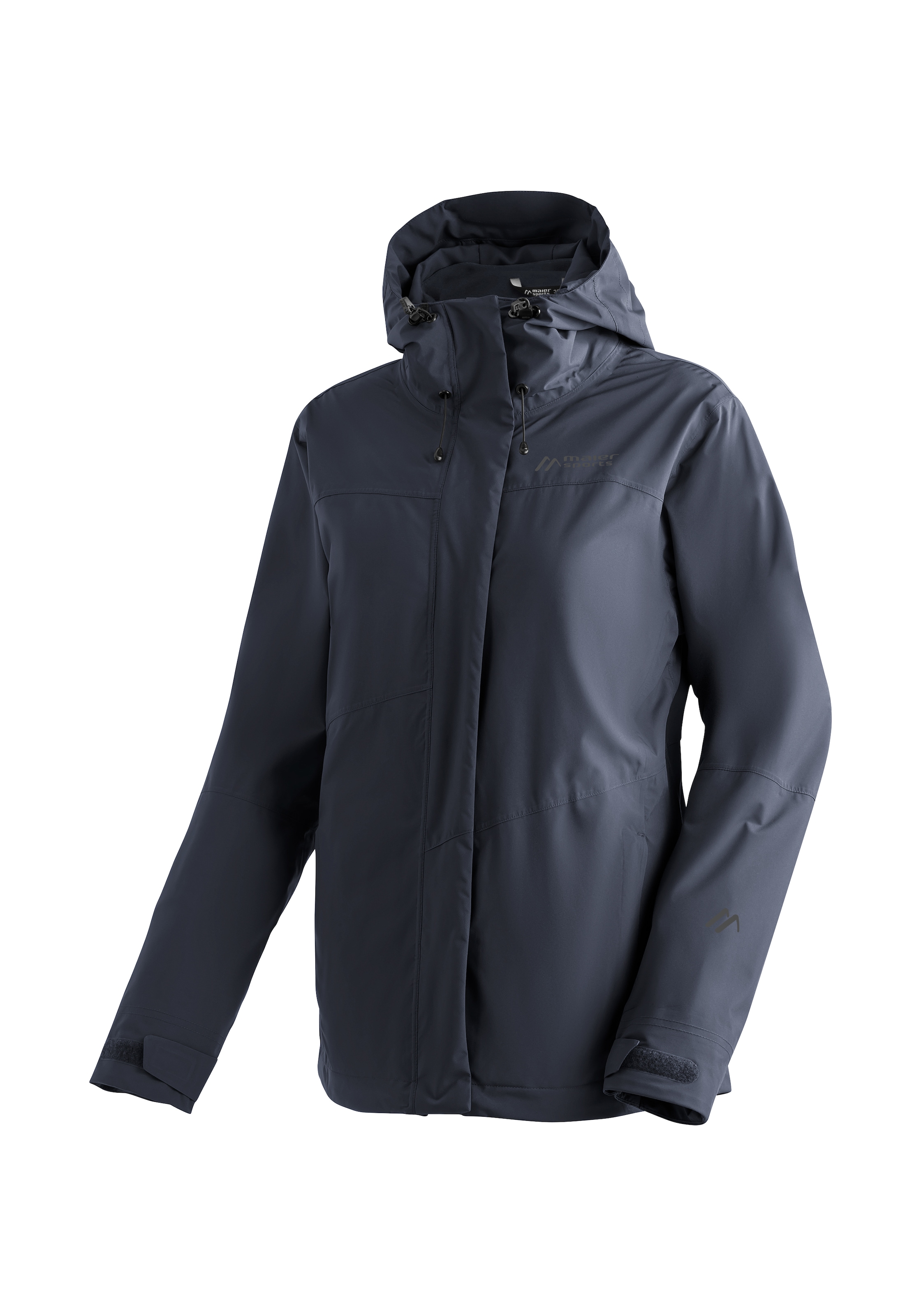 Maier Sports Regenjacke »Metor 3in1 W« warme Damen Jacke mit Kapuze, Winterjacke wasserdicht atmungsaktiv