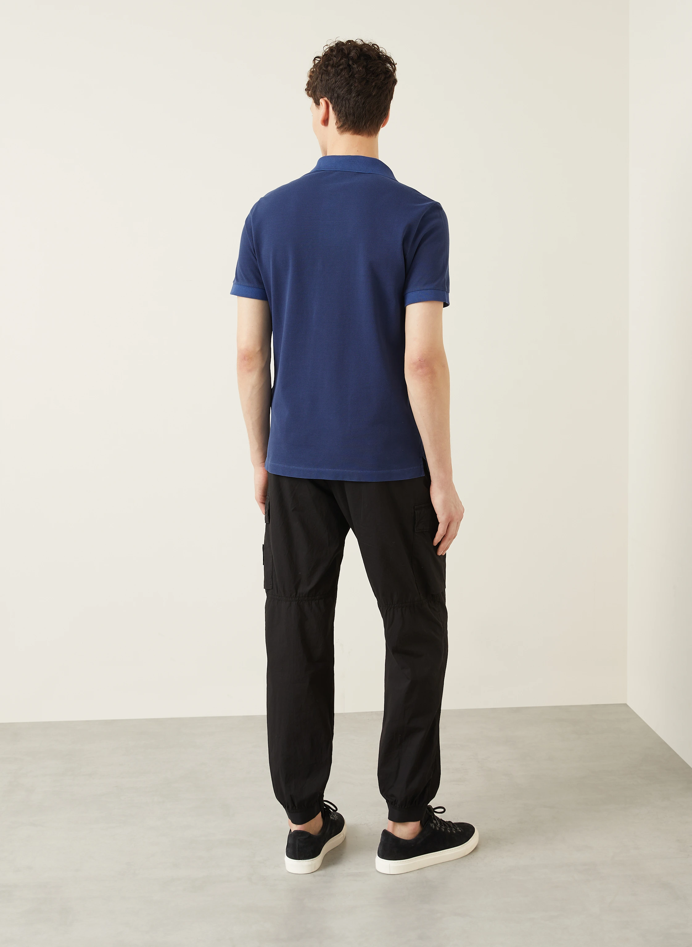 STONE ISLAND Piqué-Poloshirt Slim Fit