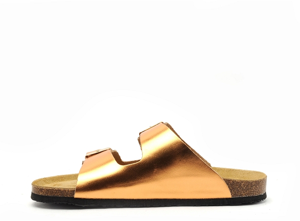 Plakton mules et sabots plats femme beta 180010 orange
