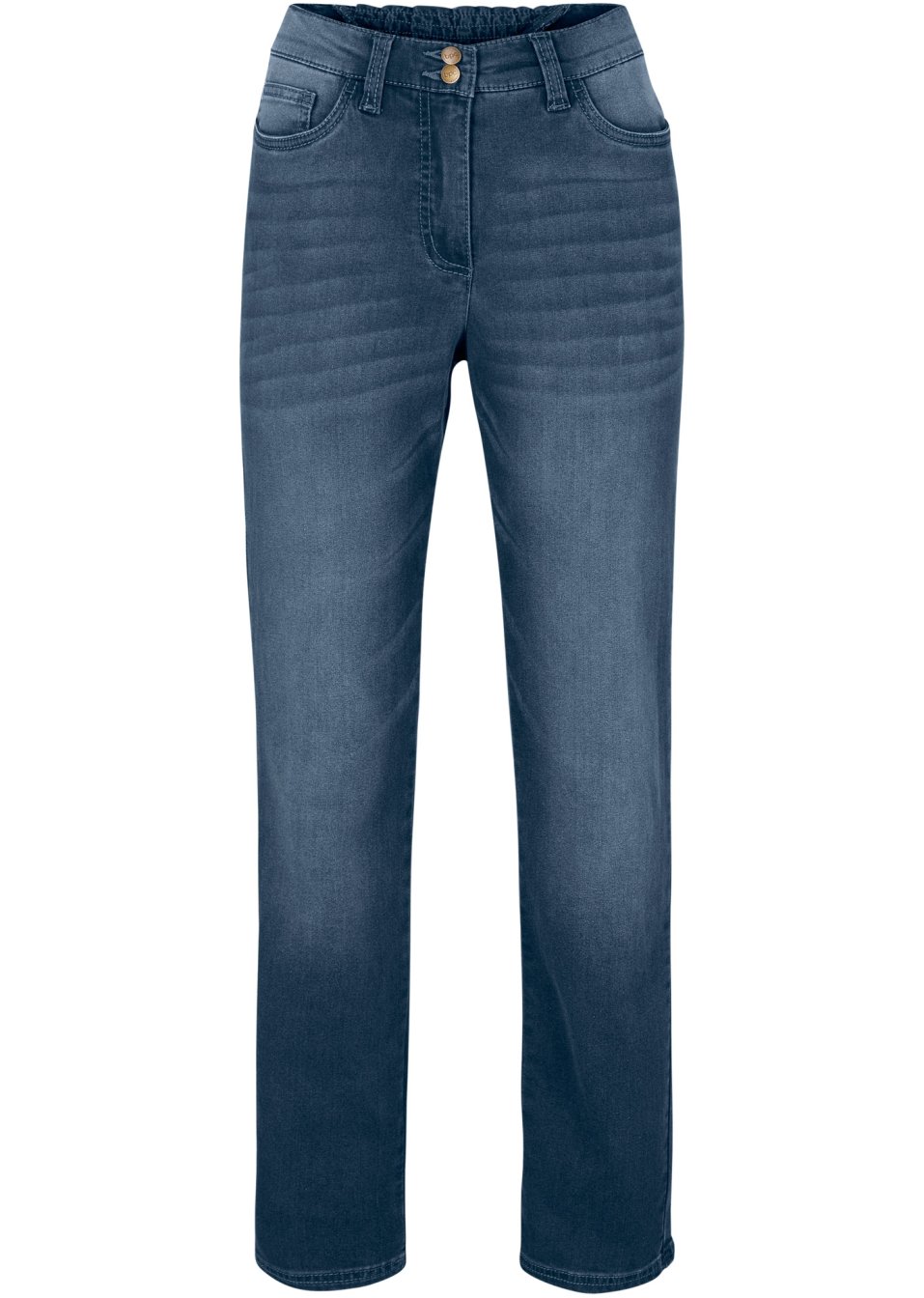 Jean thermo avec effet push-up et taille confortable, Straight