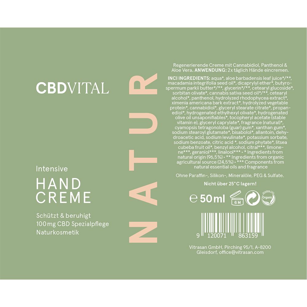 CBD VITAL Handcreme