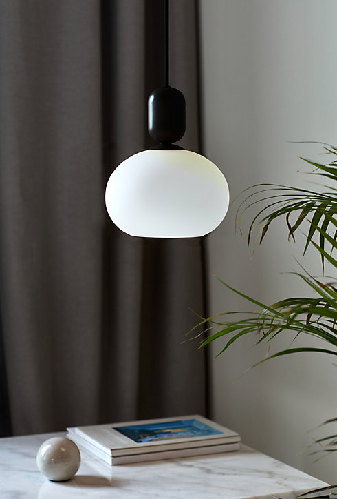Suspension Notti E27 40W noir Nordlux