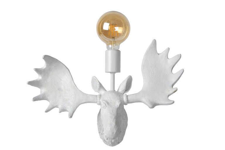 Lucide Moose wandlamp zwart