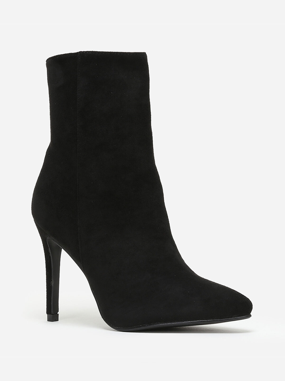 Bottines pointues à talon aiguille- Noir