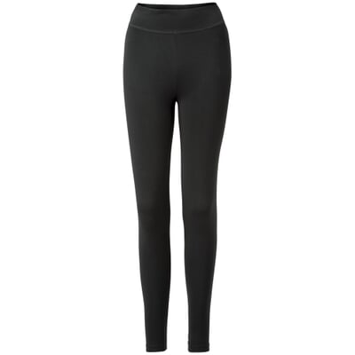 Damen-Jersey-Leggings, Schwarz