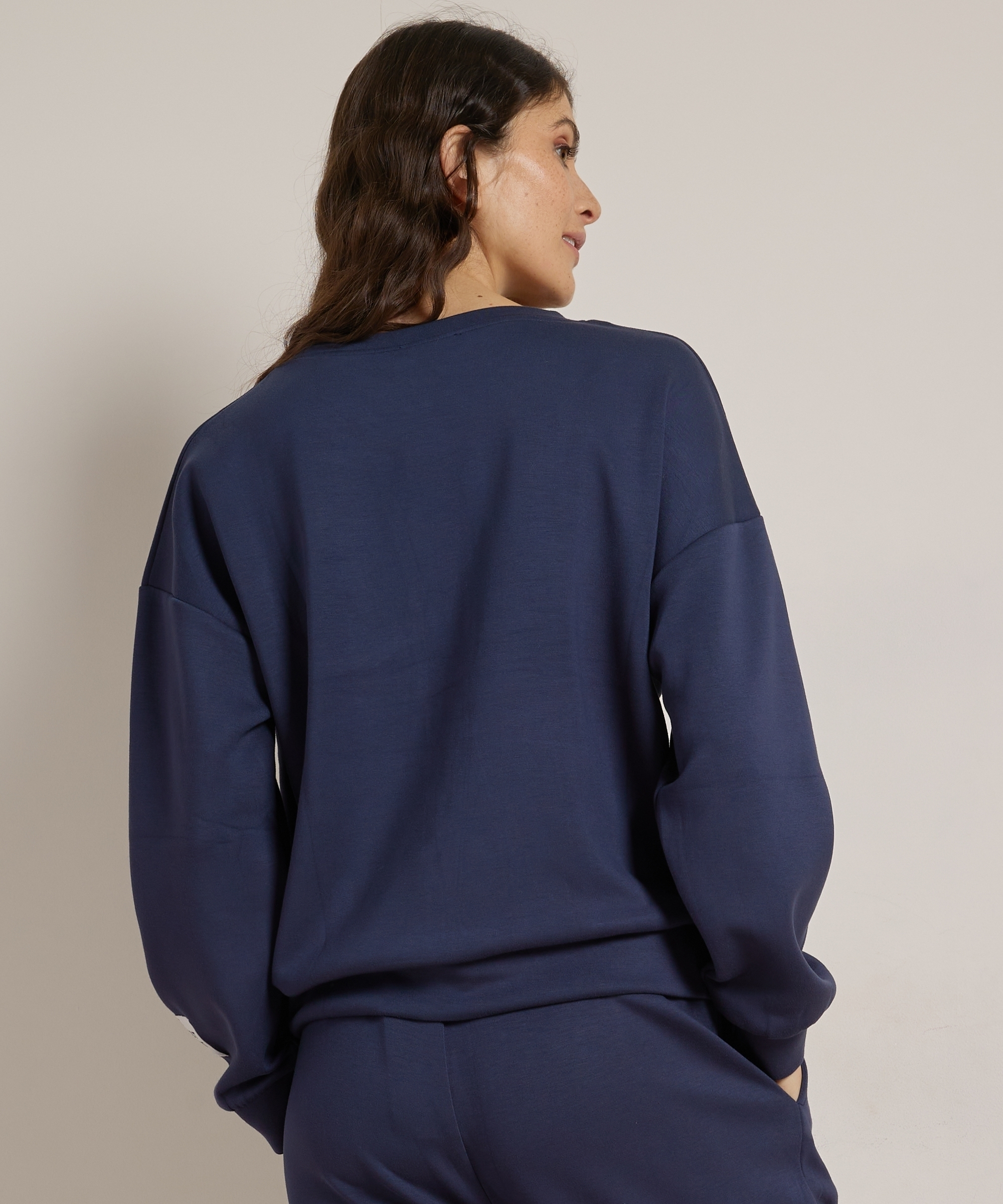 trui met mouwlabel