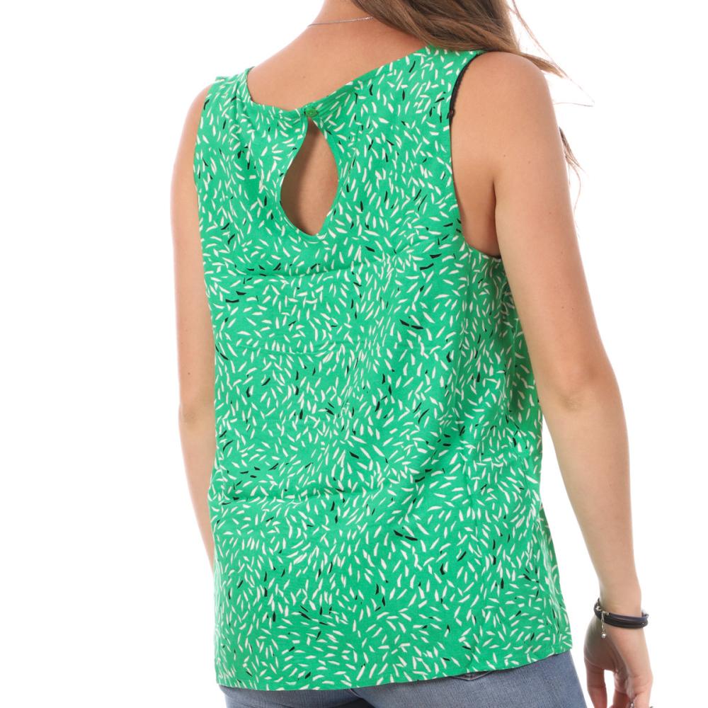 Vero Moda Débardeur Imprimé Vert Femme Vero Moda Easy