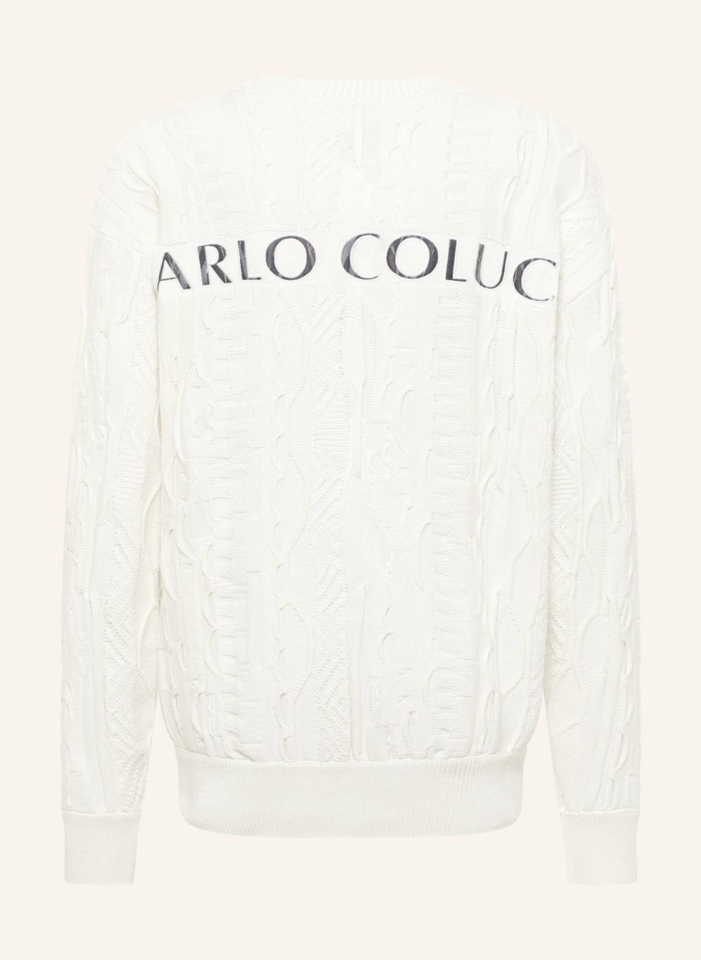 CARLO COLUCCI Strickpullover mit Stickerei DIMA