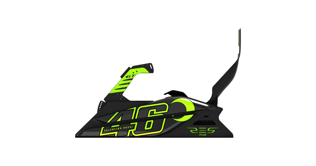 Res-TechGT Cockpit VR/46 Limited Edition racing simulator  (Zwart/neongroen)
