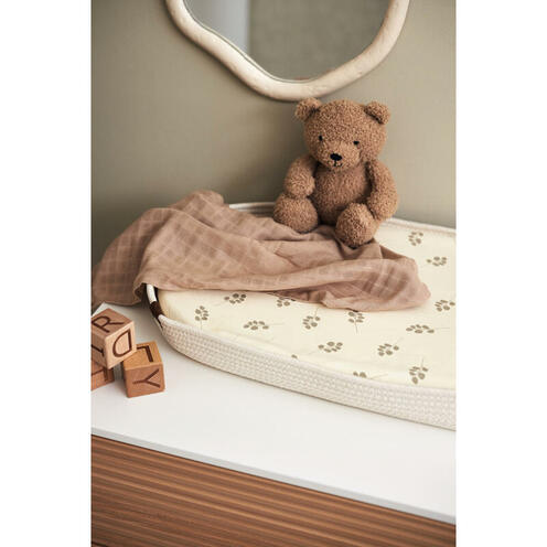 Drap-housse Jersey 60x120 cm Twig Olive Green - JOLLEIN