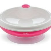NUVITA Warmhalterteller<br>1 Stück, mit Saugnapf pink