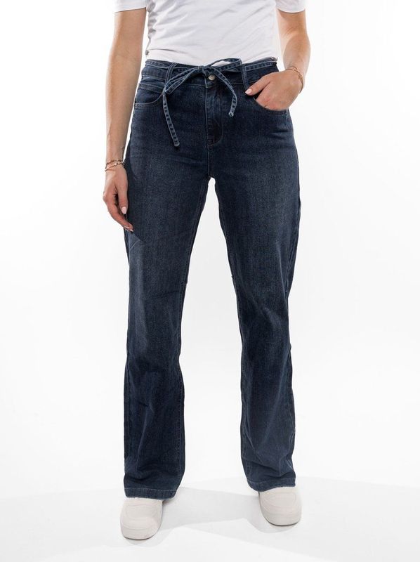 Red Button - Colette Wide Leg - Donker Jeans - 34