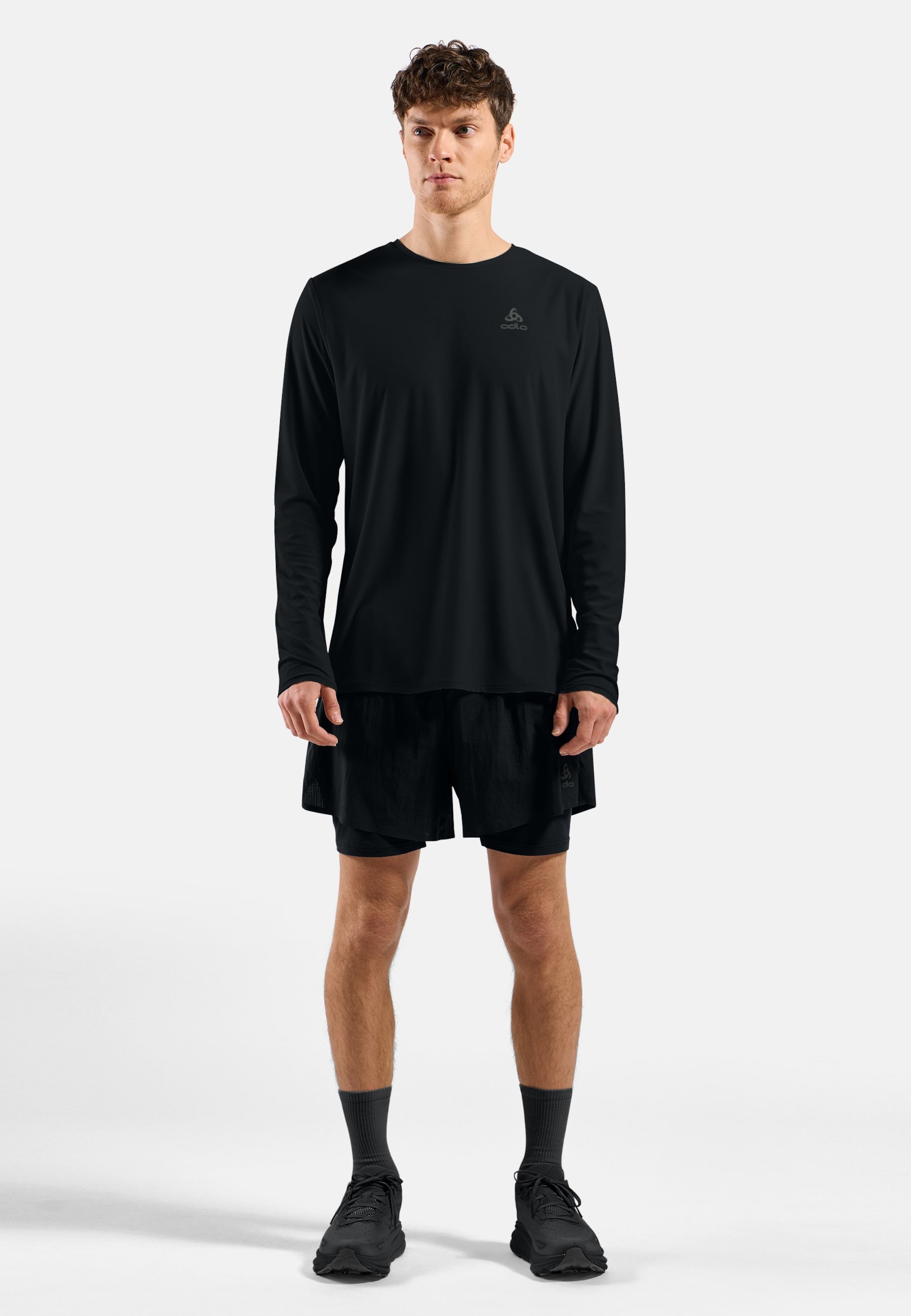 Zeroweight Chill-Tec Langarm-Laufshirt 2.0 in black