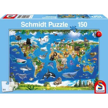 Schmidt Spiele KinderPuzzle - Lococo Tierwelt, 150 Teile
